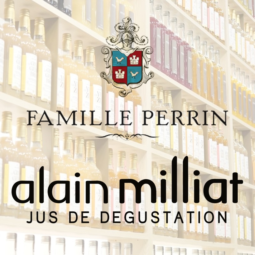 logos Famille Perrin et Alain Milliat
